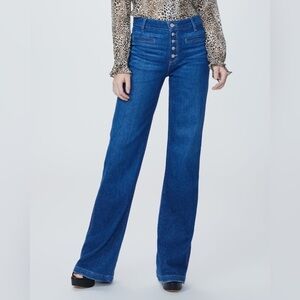 PAIGE Denim Leenah--Soraya, High Waisted, Sleek Wide Leg, Vintage Inspired SZ 27